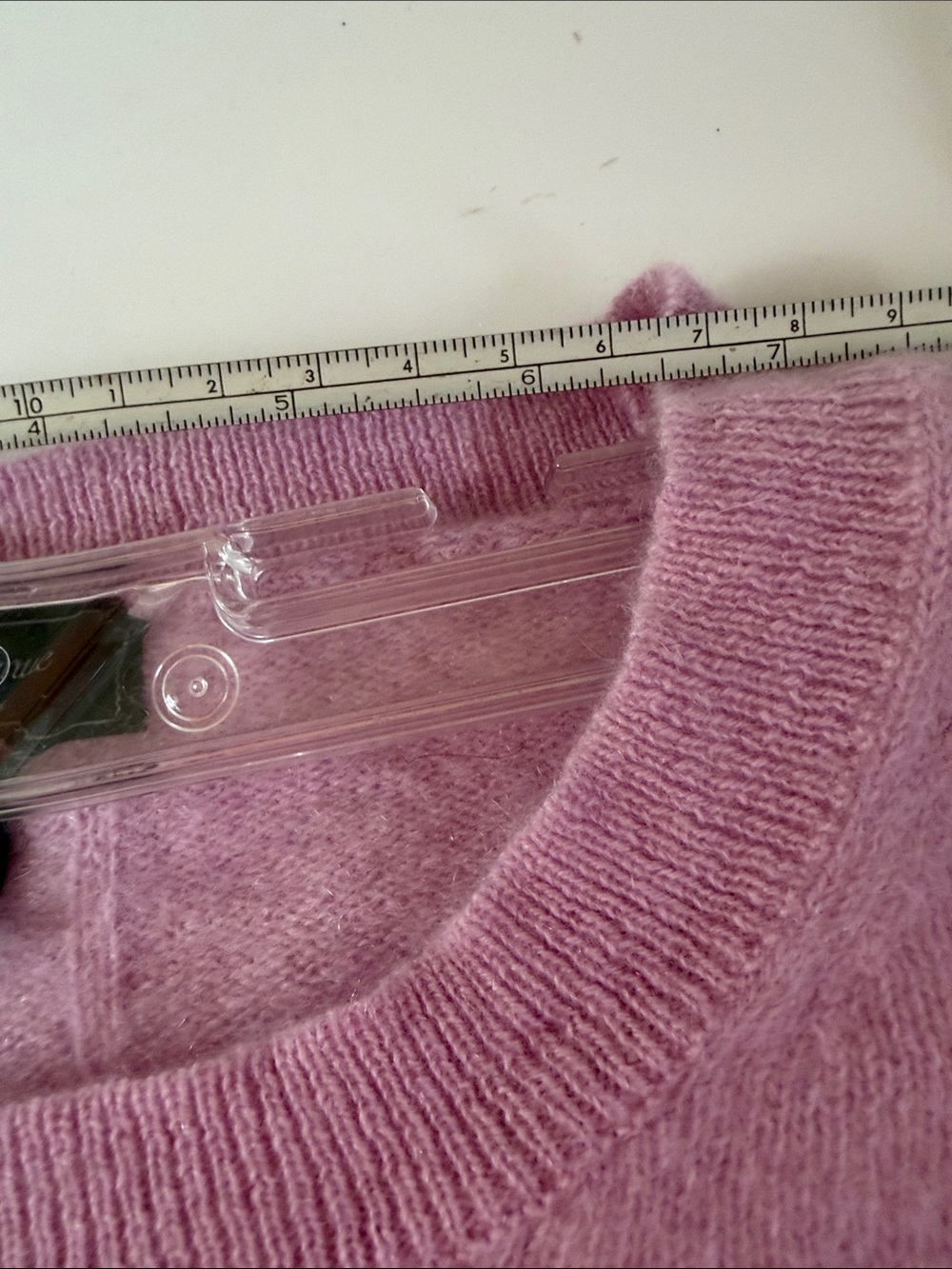 Saks 5th Ave Classic Crewneck Pink Women's Sweater girls 100% Cashmere S/P - Picture 12 of 12